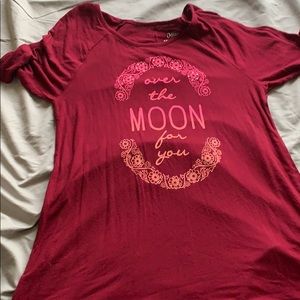 Over the moon for you cotton tee